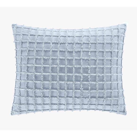 Pottery Barn queen duvet cover and shams in sky blue - Picture 8 of 8